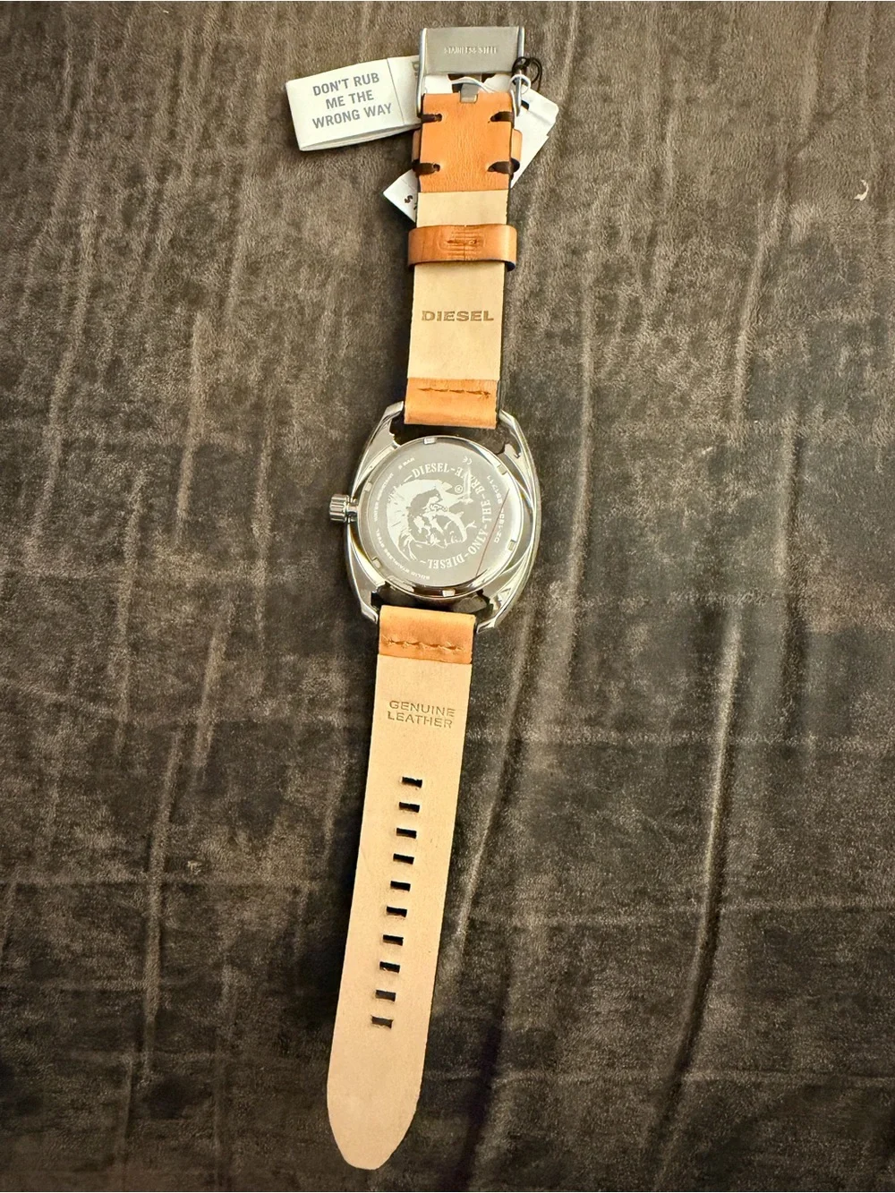 Diesel DZ1834 Men's Watch with Tan Leather Strap